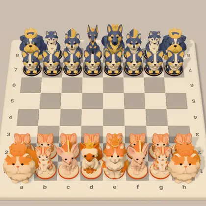 Cats vs Dogs Chess screenshot